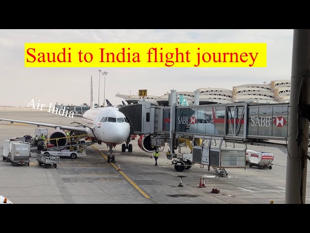 Saudi to India Flight journey✈️/RaviRupa Vlogs