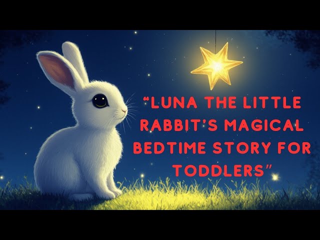 Luna the Little Rabbit's Magical Bedtime Story for Little Children