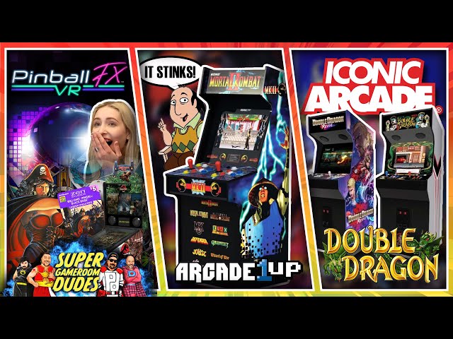 Iconic Arcade Double Dragon! Arcade1Up Hits Rock Bottom, AtGames Black Rose & Pinball FX VR!