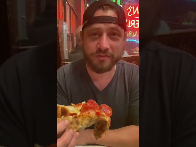 One Bite at John's Pizzeria of Bleeker Street Taste Test | #Shorts