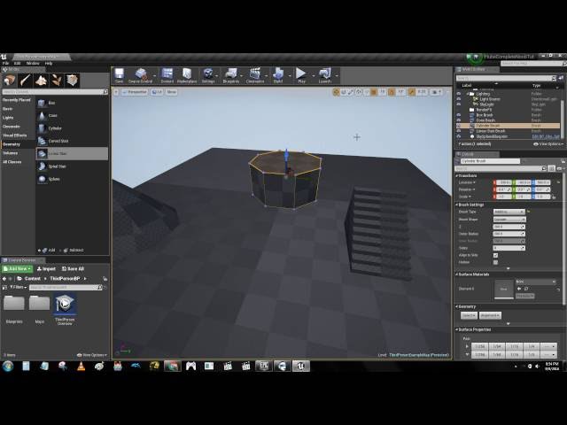 Unreal Engine 4 - [1-01] Making floor / Moving, Rotation, Scaling tools (Beginner) (v4.13)