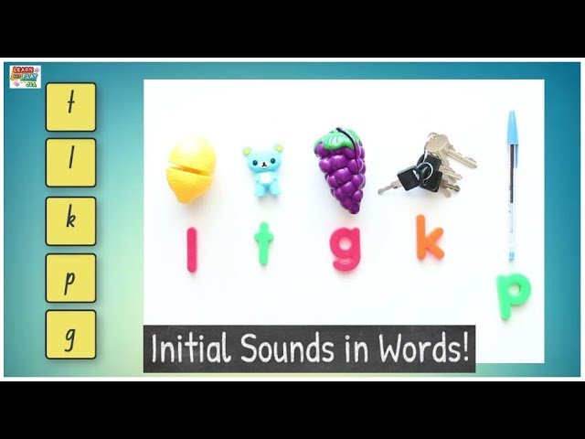 Initial / Beginning sounds for Kids!