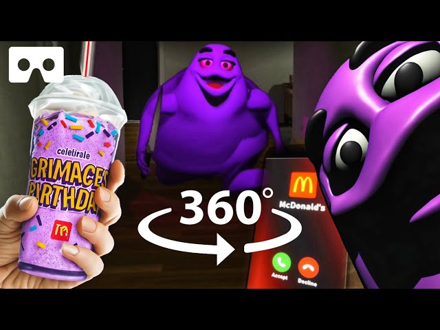 360° GRIMACE SHAKE HORROR in VR