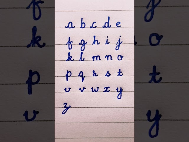 English alphabet #shorts #shortsfeed #new #pen