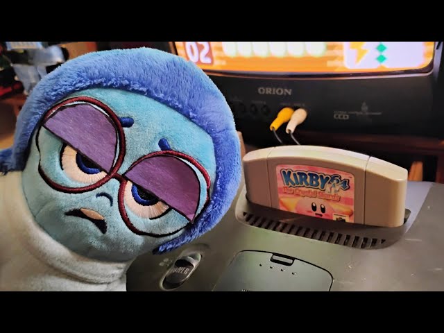 Sadness Returns To Kirby 64 !!! PT. 2 💙🕹️🩷 #disney #insideout #sadness #n64 #kirby