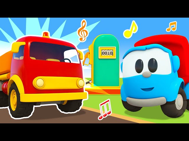 🔴 Nursery rhymes for babies & Street vehicles songs for kids - Car cartoons for kids & Leo the truck