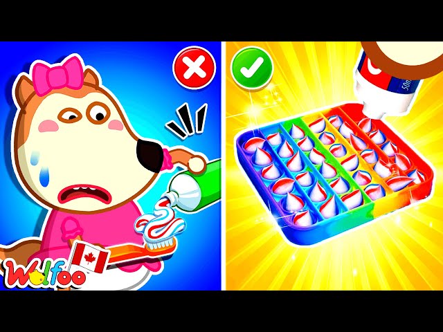 Brush Your Teeth, Lucy! 🦷 Healthy Habits for Kids 🥰 Wolfoo Kids Cartoon 🇨🇦