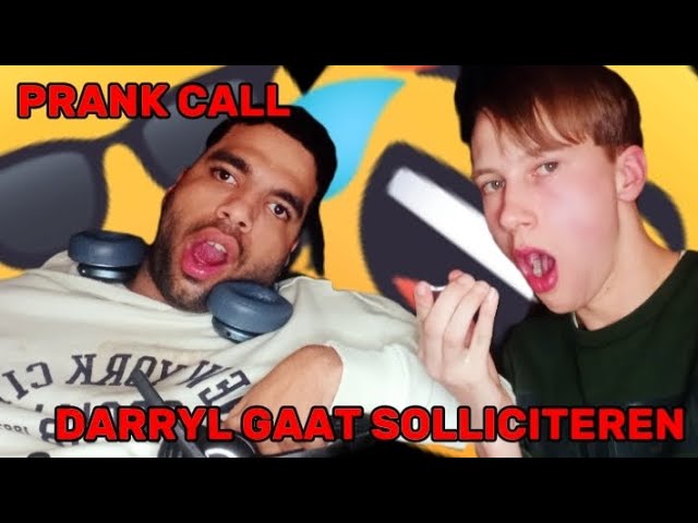 PRANK CALL: DARRYL GAAT SOLLICITEREN 😂