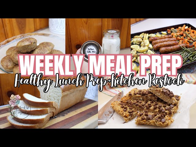 Homemade Kitchen Restock + Weekly Meal Prep