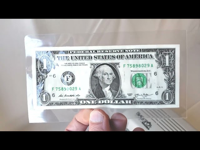 How to make money look amazing! Laminating a US $1 Dollar Bill