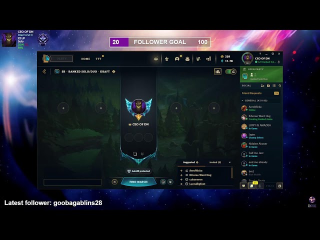 Master Draven/ADC - Getting GM Before I Start Working - Follow Me On !Kick - Taking Song Requests C: