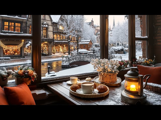 Cozy Winter Jazz: Smooth and Relaxing Jazz Instrumental Music with Coffee Shop Ambience