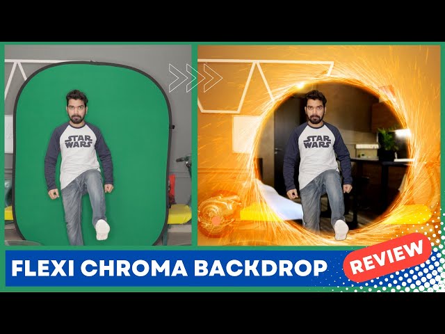 I made this portal with portable chroma backdrop | Twist Flex