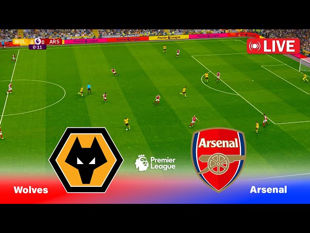 🔴LIVE : WOLVES vs ARSENAL | English Premier League 24/25 | Full Match | PES 21 Football Game