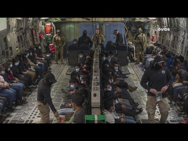 Military planes making deportation flights for the first time