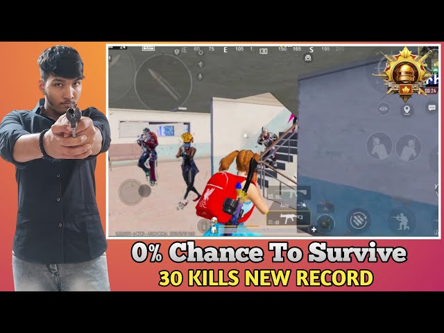 30 KILLS BEST SOLO VS SQUAD GAMEPLAY 0% CHANCE TO SURVIVE 😱 #bgmi #solovssquad #pubg #pubgmobile