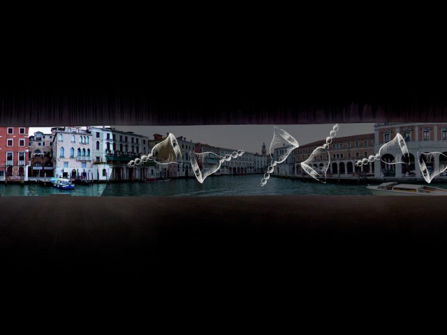 Canal Grande, memorie di antichi sapori | video installazione a 360°