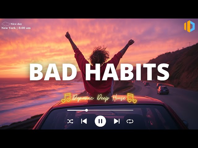 Bad Habits (Cover) 🎧 My bad habits lead to late nights ending alone ~ Trending music 2024