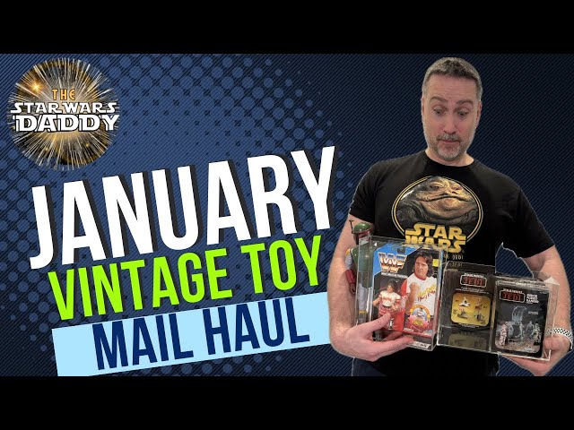 January Vintage Toy Mail Haul: Star Wars, Ninja Turtles, Transformers, Indian Jones, and Comics!