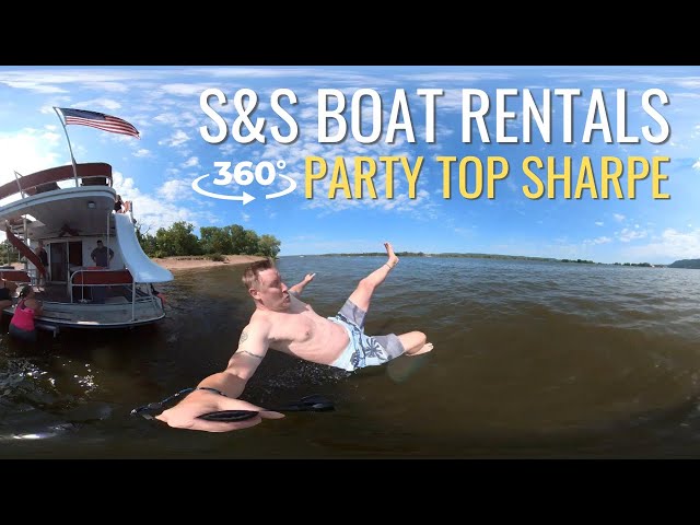 S&S Boat Rentals | 360 Video of Sharpe Houseboat