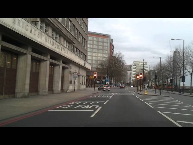 Driving in London - Tower of London to The Kia Oval : Surrey County Cricket Club