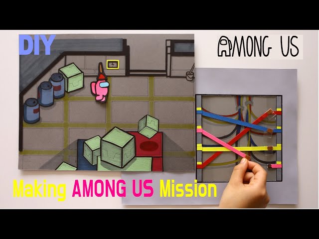 (ENG) 어몽어스 전기미션 만들기 8 ::How to Make AMONG US Mission (만들기 도안)