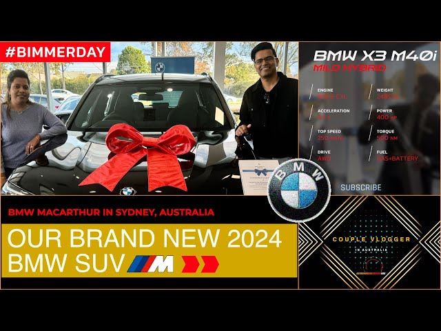 আমরা কিনলাম নতুন গাড়ি। Bought our new 2024 BMW X3 M40i SUV | M Performance Engine#bengalivlog #bmw