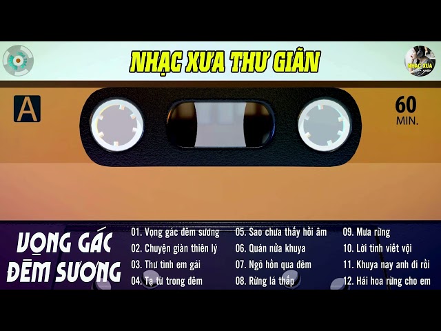 VỌNG GÁC ĐÊM SƯƠNG ❖ Tuyển Chọn Những Bản Bolero Nhạc Vàng Xưa Hay Nhất ❖ Nguyệt Nga, Bùi Phi Long