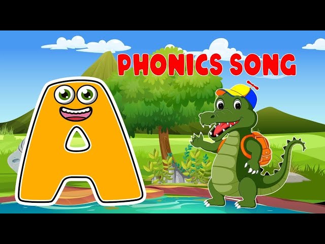 ABC Phonic Sound- Toddler Learning Video Songs, A for Apple, Nursery Rhymes, Alphabet  for kids