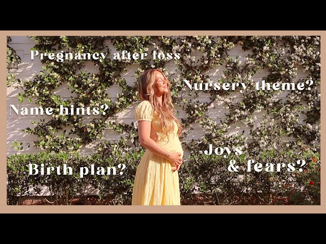 PREGNANCY Q&A | symptoms, cravings, birth plan, name hints, & reading list!