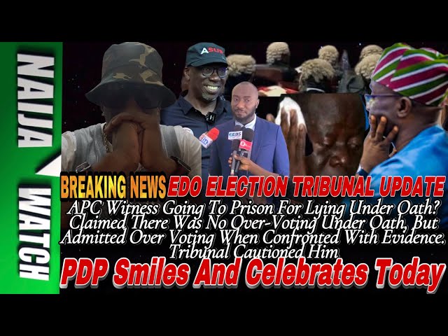 (12-2-25) UPDATES| Edo Election Tribunal | APC Witness Admits Over-Voting, INEC Flaws | PDP SMILES |