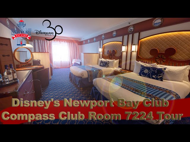 Disney's Newport Bay Club - Compass Club Room 7224 Tour 3D VR180