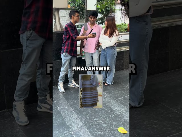 This Dress illusion will BLOW your Mind !! Gaurav Daryanani😎 #streetinterviews  #excitingreveal