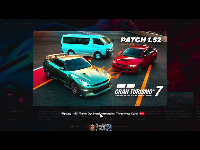 !!"Gran Turismo 7"!!"LIVE"!! First look at Patch 1.52 and "NEW" cars, then Daily Races ;) !!"In2K"!!