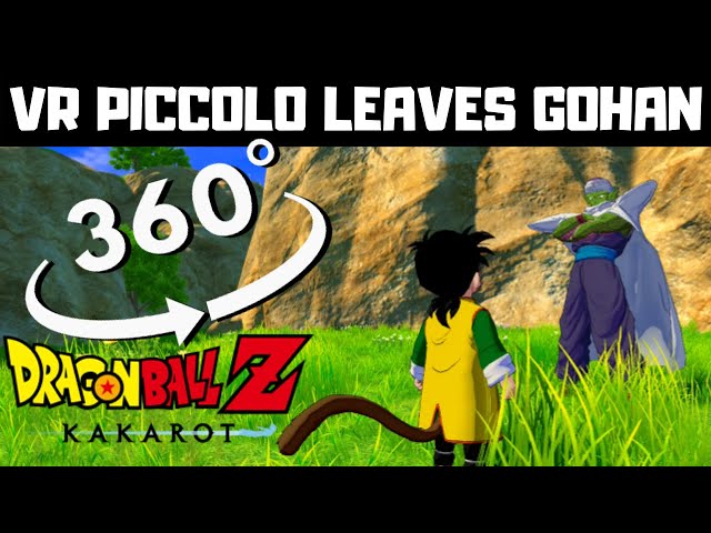 VR 360° Piccolo Leaves Kid Gohan in Wild - Dragon Ball Z: Kakarot Gameplay English HTC Oculus Rift