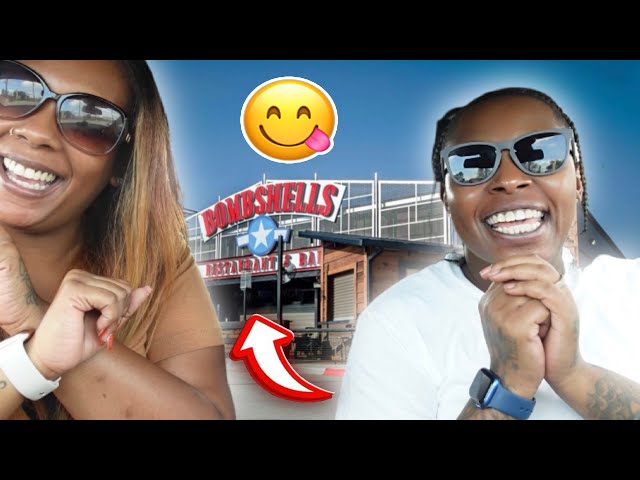 WE TRIED BOMBSHELLS RESTAURANT FOR THE FIRST TIME !!! (HOUSTON)