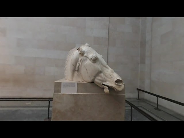 British Museum Parthenon Horse 2 London UK Oct19 3D VR 180 VR180 Virtual Reality Travel Tourism Tour