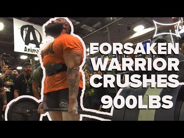 Forsaken Warrior CRUSHES 900lb Deadlift | Attempts Cage Record | [360° VIDEO] 2019 Animal Cage