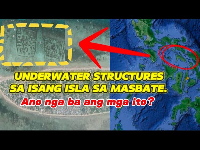 UNDERWATER STRUCTURES SA GILOTONGAN ISLAND NG CAWAYAN, MASBATE, PHILIPPINES.  ANO ANG MGA ITO?