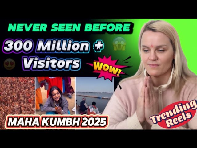 Maha Kumbh Mela 2025 || Prayagraj Biggest Festival | Reaction Video 🙏🏻🥰