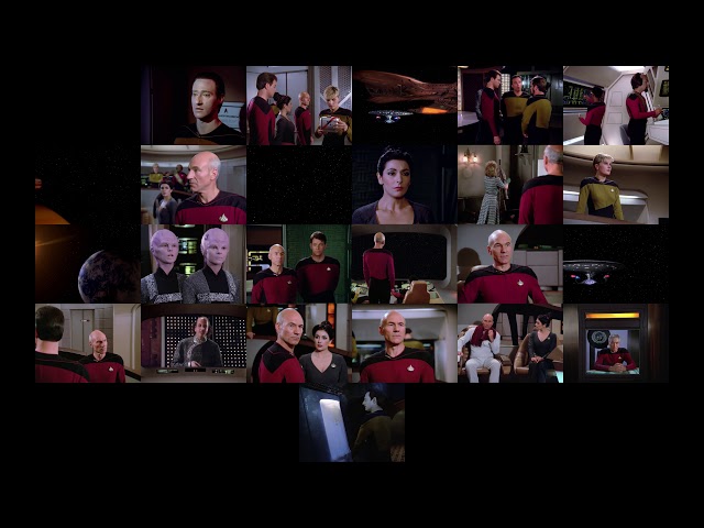 Every intro to Star Trek - TNG - Season 1 - 4K / UHD