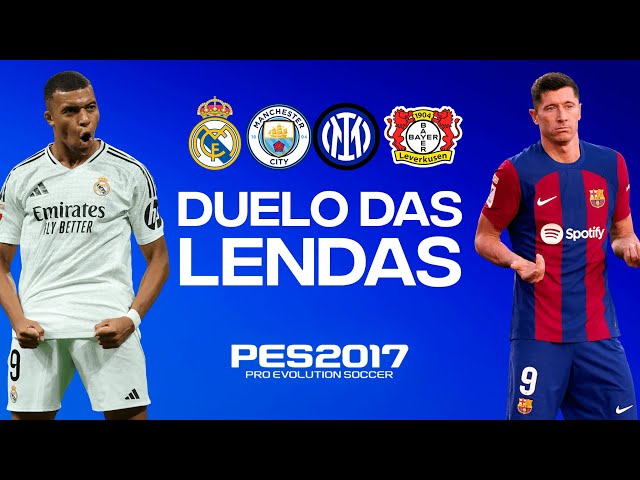 LIVE PES 2017 - DUELO DAS LENDAS  #futebol #fifa #pes #efootball #2025