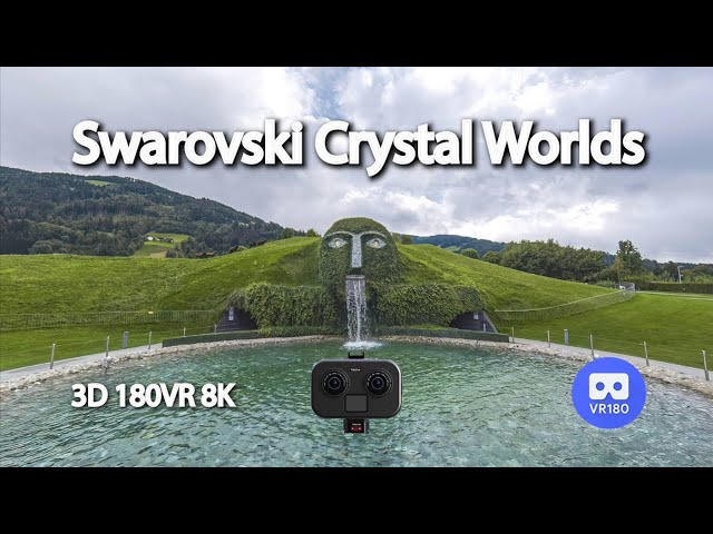 Swarovski Kristallwelten, Wattens - Tyrol, Austria. 3D180VR 8K video