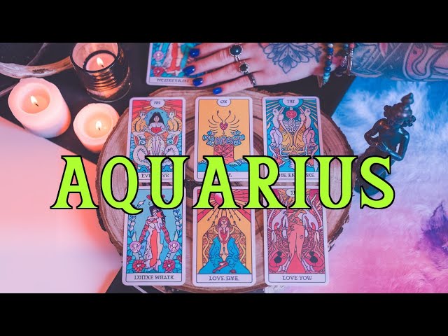 AQUARIUS❤️ "Someone Makes An Exit AQUARIUS And I Must Tell You Some Very Important Details"