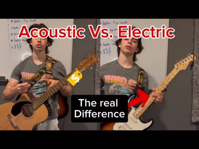 Electric Vs Acoustic Guitar: Which is HARDER