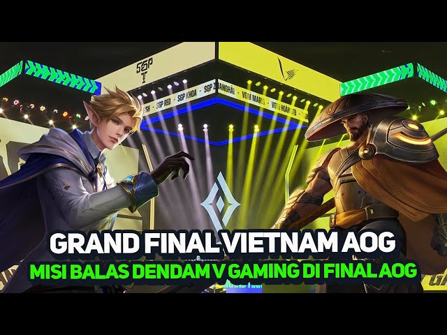 GRAND FINAL AOG VIETNAM!! MISI BALAS DENDAM V GAMING | HERO POWERNYA LANGSUNG KELUART SEMUA!