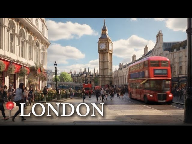 London Is Calling | Walking Tour from Westminster to Marble Arch | 4k Ultra HD