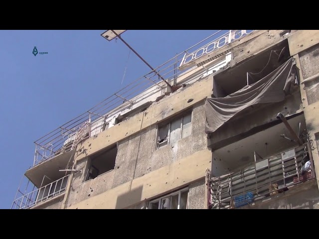 Rif Dimashq: Syrian Regime Bombards A Local Market In Douma City 12-8-2017