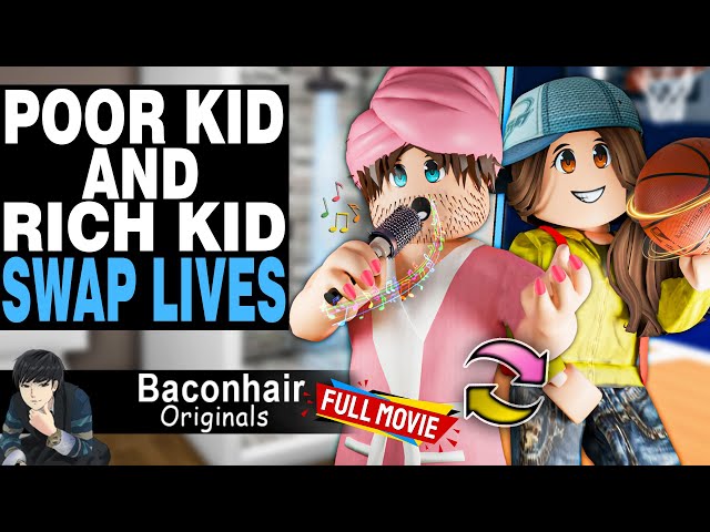 Poor Kid and Rich Kid Swap Lives, FULL MOVIE | roblox brookhaven 🏡rp