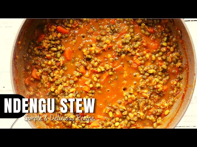 How to make Ndengu Stew/Green Grams stew | Simple & Easy with less spices | Kenyan Recipe